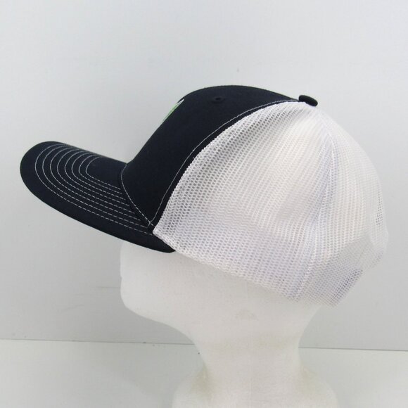 Dep Ag Services Embroidered Logo Men's Trucker Style Mesh Back Snapback Cap Hat - Picture 3 of 8